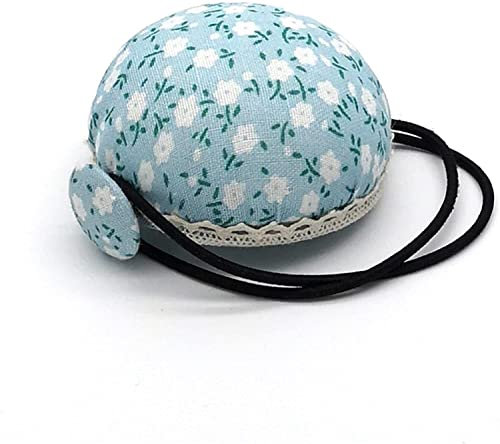 Nadelkissen, rundes Nähstiftkissen, Armband. Tragbares Nadelkissen für Nähzubehör oder Bastelarbeiten Modedesign