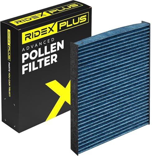 RIDEX PLUS 424I0522P Innenraumfilter Pollenfilter Aktivkohlefilter Höhe: 38 Breite: 195 Länge: 262 Kompatibel mit RENAULT Scénic 3 JZ0/1 GRAND Scénic 3 JZ0/1 Trafic 3 Kastenwagen FG Trafic 3 Bus JG