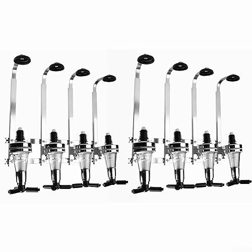 2pcs Bar Butler Bar Flaschenhalter, Bar-Butler zur Wand-Montage, 4 Flaschen Getränkeportionierer & Flaschenhalterung für Schnaps und Wein, Zapfsäule & Bar Accessoire, für Cocktail Bar Gastro Gewerbe