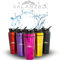 Valanzed Shaker in acciaio inox 900 ml colore rosso. Per frullati proteici, shaker, mixer. Sistema di miscelazione anti-grumi. Inodore Facile lavaggio (ROSA)