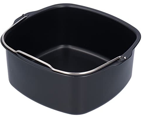 Molde para Freidora de Aire Caliente, Molde para Hornear, Molde para Pasteles, Accesorios para Freidora, Molde para Pasteles, Cesta para Hornear Pan, Freidora de Barril (22cm)