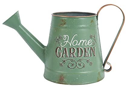 Z² BellaDecor Gießkanne Kleine Metall Gießkanne Vintage Zimmerpflanzen Verzinkte Gießkanne Garten Vintage Deko Metall Kanne mit Griff & Schnabel Landhaus Deko