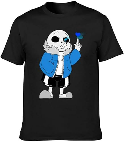 Game Undertale Sans T-Shirt Black 3XL