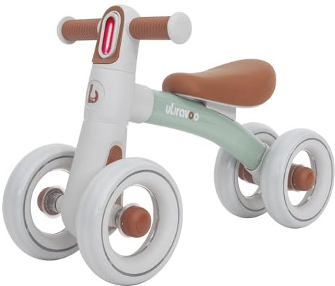 UBRAVOO Kinderlaufrad ab 1 Jahr, Baby Laufrad Spielzeug mit 4 Räder für 10-24 Monate,Erstes Vorschulfahrrad und erstes Reiten auf Spielzeug-Geschenken für Jungen Mädchen