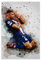 Kylian Mbappe Fußball-Poster auf Leinwand, Wandkunst, Dekordruck, Gemälde für Wohnzimmer, Schlafzimmer, Dekoration, ungerahmt: 20 x 30 cm
