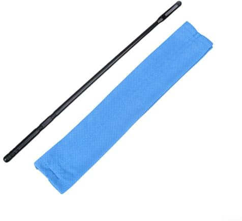 EXTRWORY Flöten Reinigungs Set, Flöten Reinigungsstab mit Saugtuch, Flötenreiniger Stab, Blockflöten Reinigungsstab, für Flöten und Piccolos(Blue)