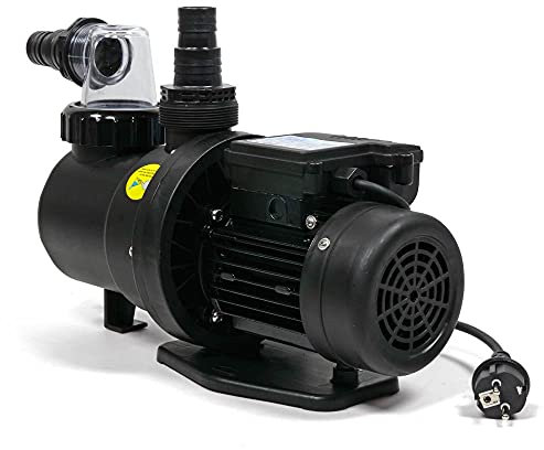 Selbstansaugende Pool Umwälzpumpe SPS 100 mit Vorfilter - 8,0 m³/h Förderleistung bei 6 m Wassersäule - Leise & effizient für Pools bis 50 m³