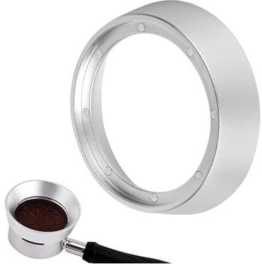 54mm Dosing Funnel, Dosing Funnel 54mm, Sage Dosing Funnel, 51mm Dosing Funnel, Coffee Accessories Barista Aluminum Alloy Espresso Coffee Dosing Ring Coffee Machine Accessories For Barista, Home, Cafe