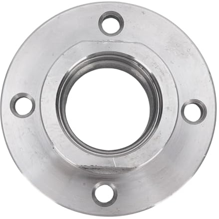 Eujgoov 3Zoll Drehbank Spindel Adapter Langlebiger Stahl 33mm Länge 71mm Breite Holz Bearbeitung Drehmaschine Face Plate M33 Gewinde