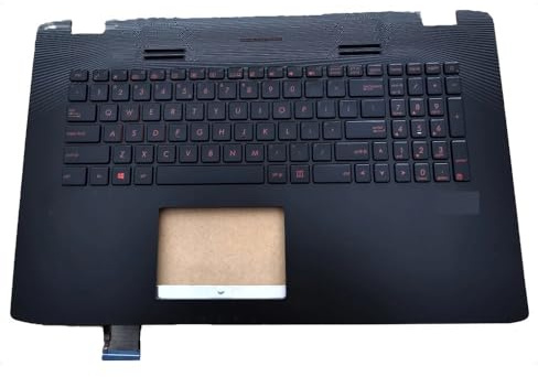 LXCOZED US UI Backlit Keyboard Palmrest Für ASUS für ROG GL752 GL752V GL752VL GL752VW GL752VWM PC Tastaturen C Shell TopCase 13NB0941AP0301