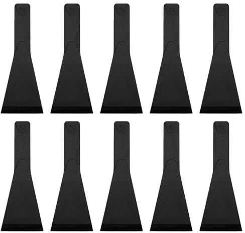 Gansdnek 10 Pièces Spatule Raclette Nylon, Anti-Rayures Pelle à Raclette, Grattoirs à Raclette, Spatule pour Poêlon, Spatules à Raclette pour Raclette, Fromage, Fondue et Crêpes