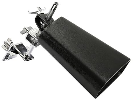 iplusmile Schlagzeug Kuhglocke aus Metall mit Robustem Design 1 Satz Cowbell für Trommelset Geeignet für Studenten und Profis