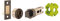 Jigtech JTL4323 Smart Bathroom Bolt, Black Nickel