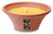 BOUGIE À LA CITRONNELLE FORNOR EN POT EN ARGILE X1 (EN PRÉSENTOIR) +/- 6 h