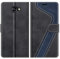 MOBESV Hülle für Samsung Galaxy A5 2016 Handyhülle, Lederhülle mit Kartenfach, Klapphülle mit Ständer, Flip Case Handytasche Schutzhülle, Modisch Schwarz