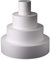 NonSoloFimo Base per Torta Circolare in polistirolo per Cake Design Altezza 10 cm, Diametro a Scelta (Diametro 15)