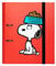 Grupo Erik Ringordner A4 Schmal 2 Ringe Snoopy - Aktenordner 2 Ringe - Ringbuch A4 Ringbuch A4 Aktenordner A4 Büro Zubehör Schul Zubehör - Snoopy Fanartikel