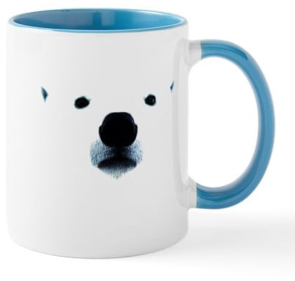 CafePress Polar Bear Face Mug 11 oz (325 ml) Ceramic Coffee Mug