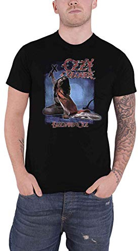 Ozzy Osbourne T Shirt Blizzard of Ozz Tracklist Nue offiziell Herren Schwarz S
