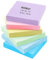 Haftnotizen Pastell 3x3, 6 Pads Notizzettel Selbstklebend Set, Klebezettel Bunt für Büro Schule und Heim, 600 Blatt Insgesamt