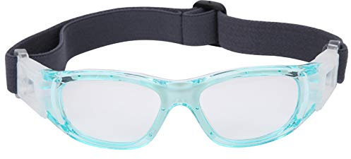 Kuuleyn Gafas deportivas, Gafas para niños, Gafas deportivas para niños Adolescente Fútbol ajustable Ciclismo Gafas de baloncesto Accesorio para baloncesto, fútbol, hockey(Azul)