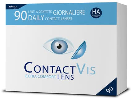 ContactVis Extra Comfort Lens 90 lenti a contatto giornaliere, -6,00