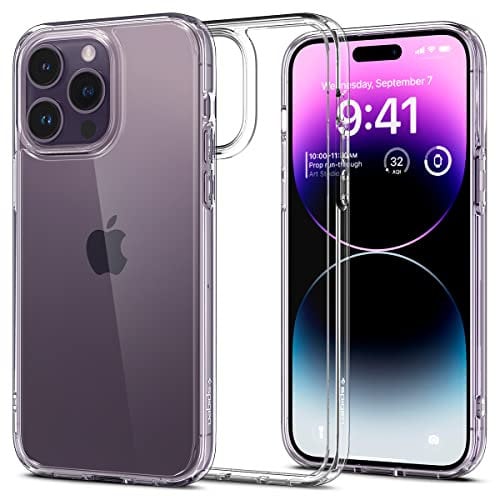 Spigen Ultra Hybrid Case Compatible with iPhone 14 Pro Max - Crystal Clear