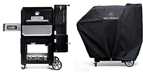 Masterbuilt MB20042221 Gravity Series 800 + Masterbuilt MB20080221 All Weather, Rip-Proof, UV Proof Cover