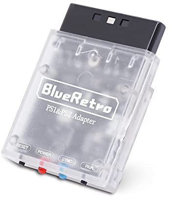 XBERSTAR Bluetooth Adapter Wireless Converter Converter Converter Adapter Support PS2 PS1 Console di gioco (BIANCO)