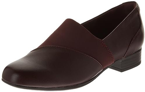 Clarks Women's Juliet Gem Loafer, burgunderrotes Leder, 37.5 EU