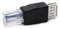 kawehiop Adattatore di rete da USB a maschio Adattatore di rete per ufficio con telecamera cablata Convertitore per router Connettore per conversione presa di corrente