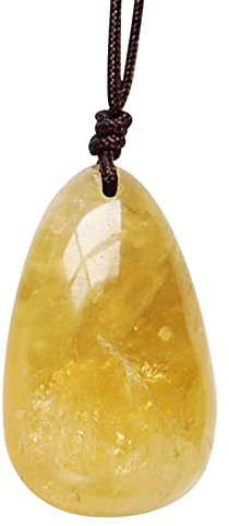 Tumotsit Citrin-Halsketten für Damen, gelb, Energieketten, Schmuck, Geburtstagsgeschenk, Valentinstagsgeschenk für Frauen, Freundin, Freundin