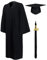 komsoup Abschluss Talar Mit Hut, 2023 Graduation Robe Bachelor Kostü, Abschlusskleid Und Mütze Mit Quaste, Abschluss Hut, Geschenke Absolventen Akademischer Herren Damen