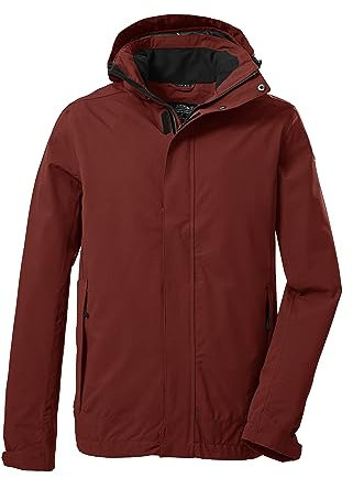 killtec Herren Funktionsjacke/Outdoorjacke mit abzippbarer Kapuze KOS 87 MN JCKT_XENIOS, rost, XXL, 39147-000