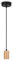 Paco Home Deckenlampe Pendellampe Deckenleuchte Kompatibel Mit Lampenschirm Hängelampe Lampenfasssung E27 Textilkabel Kürzbar 1-Flammig Holz Schwarz