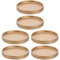 SUPVOX 6pezzi Vassoio per Vaso di Fiori Ceramica da Design Cemento Dorato per Giardino E Balcone Sottovaso per Piante E Fioriere