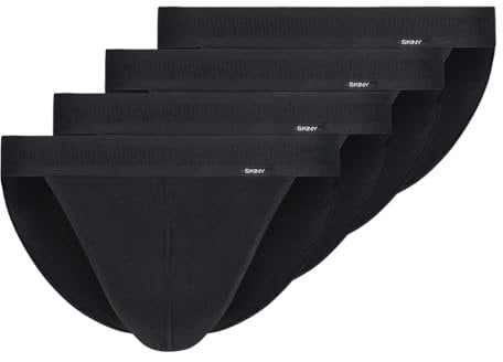 Skiny - Basic - Slip/Unterhose - 4er Pack (XL Schwarz)