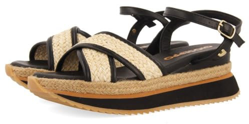 GIOSEPPO Sandalias Plataforma Rafia BOSCAWEN