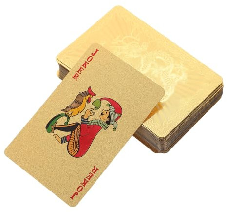 Vaguelly PVC Pokerkarten Deck Party Spielkarten Tisch Spiel Requisiten Bridge Kartenspiel