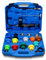 CCLIFE Radiador Probador de Presión 18pcs, Probador de Sistema de Enfriamiento, Probador Universal de Presión de Refrigerante, Sistema de Refrigeración Tester
