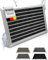 bomoe Fußmatte Außen 40x60 cm – rutschfest Rostfrei Fussabtreter Aussenbereich – Outdoor-Fußmatte Eingang Fußabstreifer Außen Gitter Fusmattenteppich Silber – AluGant