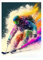 TONGYINLI Wintersport-Poster, Passion-Snowboard-Drucke, Wandkunstbilder für modernes Wohnzimmer, Skiclub, Schlafzimmer, Heimdekoration, 60 x 90 cm, Rahmen