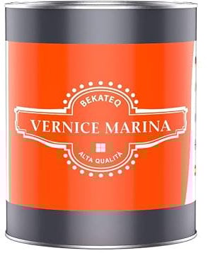 BEKATEQ BE-400 Vernice marina trasparente 1l lucido I Vernice per legno, imbarcazioni, mobili, scale I Vernice per parquet altamente durevole e resistente alle intemperie I Per interno ed esterno