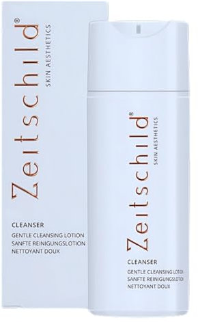 Zeitschild® Cleanser, Sanfte Reinigungslotion, Tensidfreie Gesichtsreinigung mit Moringaöl & OLT®. Entfernt Make-up & Unreinheiten schonend | Für empfindliche, trockene bis sehr trockene Haut 150 ml.