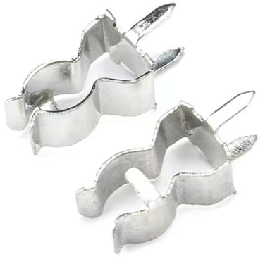Leiterplatten-Löthalterung, 5 x 20 mm, Sicherungshalter, Clip-Gehäuse, 5 x 20 mm, Zinn, Messing, 0,4 mm Dicke, 100 Stück