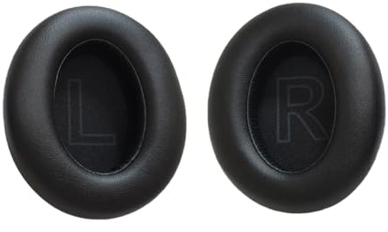 Ersatz Ohrpolster für Anker Soundcore Life 2/Q20/Q20+/Q20I/Q20BT(Schwarz) | Nicht Kompatibel mit Life 2 Neo,Weicherem Leder