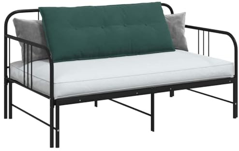 vidaXL Rücken Kissen Dunkelgrün 120 x 50 cm Cordstoff
