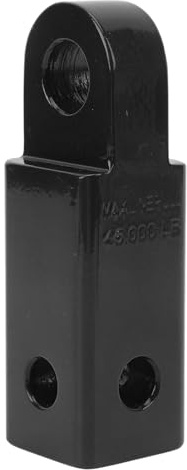 Keenso Ricevitore con Gancio a Grillo 23T, Kit di Traino per Recupero con Anello a D in Acciaio al Carbonio Resistente con Verniciatura a Polvere, per Camion SUV 4x4 Fuoristrada (Black)