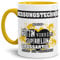 Tassendruck Berufe-Tasse Bedeutung Einer Vermessungstechnikerin Innen & Henkel Gelb/Job/Tasse mit Spruch/Kollegin/Arbeit/Chefin/Witzig/Mug/Cup/Geschenk-Idee/Beste Qualität - 25 Jahre Erfahrung