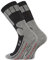 FussFreunde 4 Paar Sportsocken (Laufen, Skatern,Wandern) mit Anti-Loch-Garantie und sehr angenehmen Tragegefühl (35-38, Schwarz Grau gemustert)